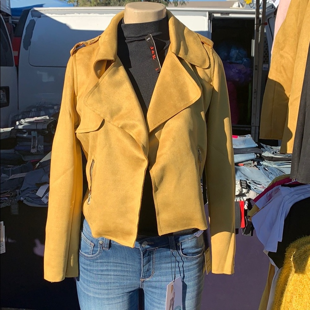 Suede Biker Jacket